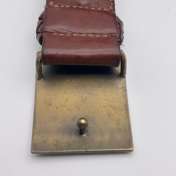 Vintage Polo Ralph Lauren Sportsman Pheasant Belt w/Brass Buckle - Picture 9 of 11